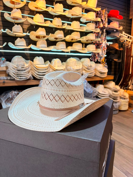 Sombrero Doble Randa Rombo Bicolor Americano Fino