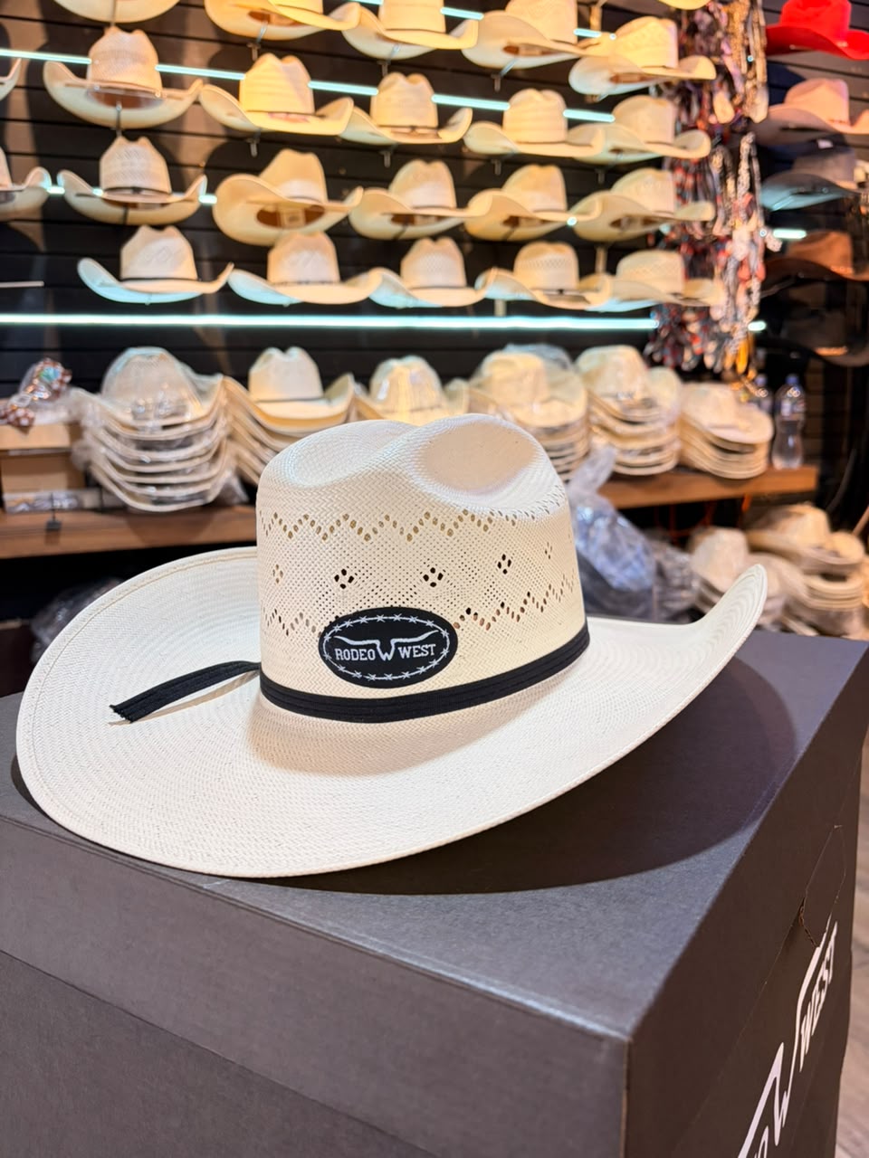 Sombrero Doble Randa Zigzag Rombo Americano Fino