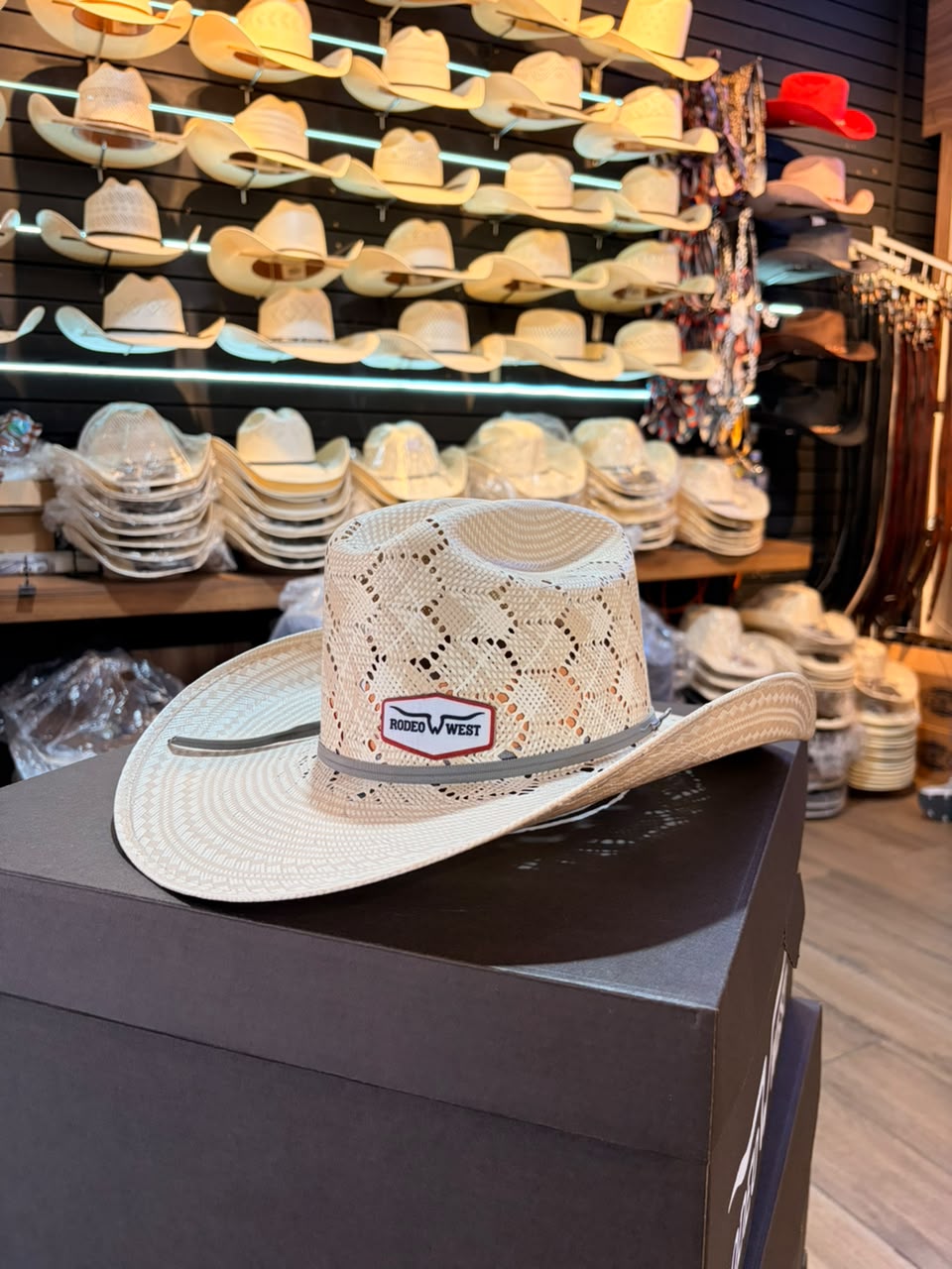 Sombrero Hexagonal Bicolor Americano Fino