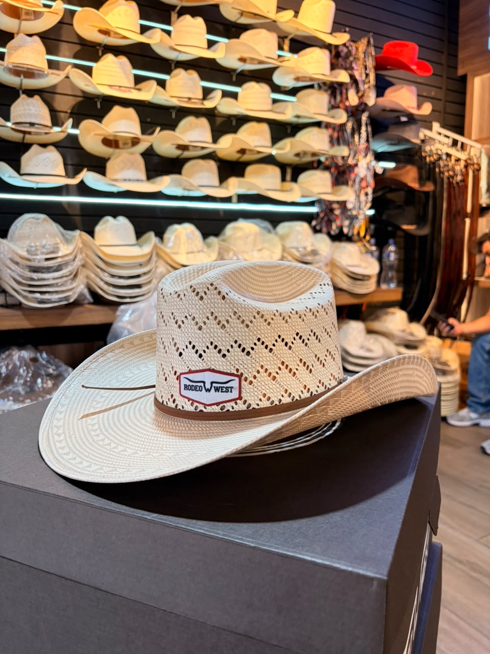 Sombrero Zigzag Bicolor Americano Fino